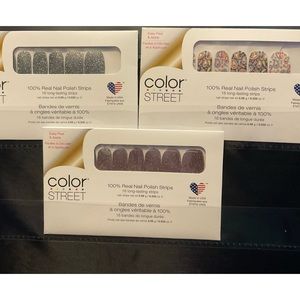 Oops-a-Paisley Color Street Nail Polish Strips Bundle 3 Sets